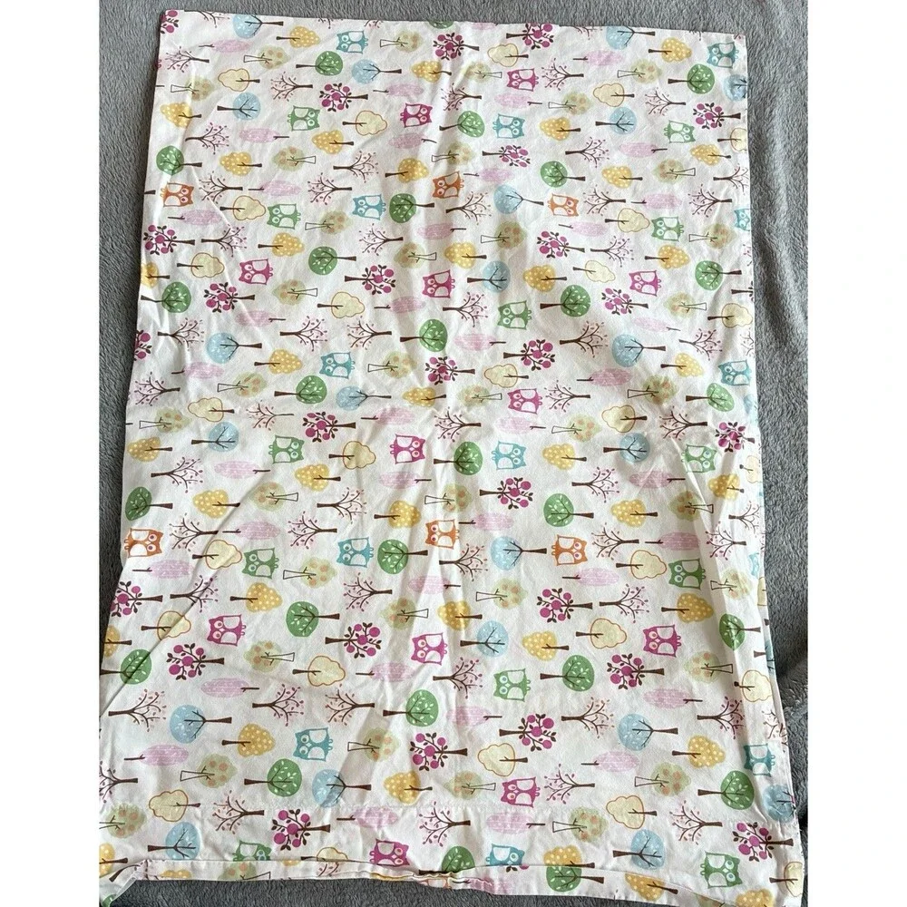 Pottery Barn Kids Brooke Owl Tree Woodland Twin 3 Pc Sheet Set Organic Cotton